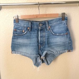Levis 501 Denim Shorts
